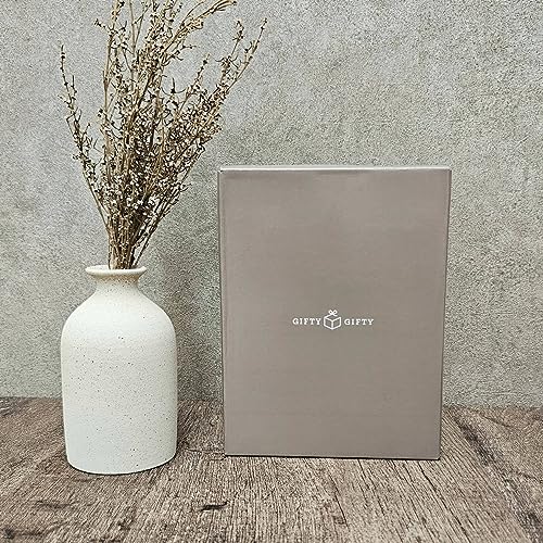 Baroque Metallic Jewelry Tower/Earring Organizer | For Home Decor, and Earrings (Ivory w/Gold Accents / 6.7”x8.6”x0.6”) Gift Box