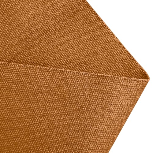 10oz Heavy Duty Cotton Canvas Fabric 60" x 40", Thick Cotton Duck Cloth for Painting, Sewing, Crafts, Tote Bags, Embroidery, Home Decor, Drop Cloth (Brown) - color: Brown, size: 60" x 40"
