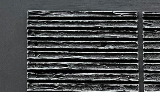NANKAI Art Hand-Painted 30x60 inch Black Texture Abstract Art, Contemporary Minimalist Canvas Oil Painting, Large-Scale Home Wall Decoration Art - color: Nkhb348