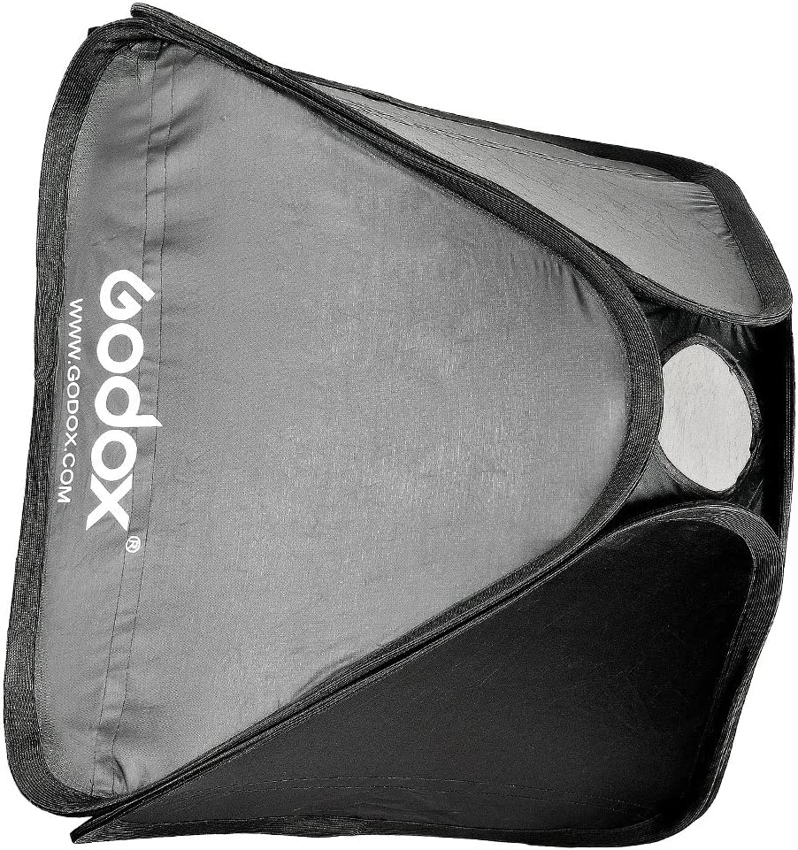 Godox 50cm x 50cm Softbox Bag Kit for Studio Photogrpahy Camera Flash Fits Bowens Elinchrom Mount (19.6" x 19.6") - size: 19.6" x 19.6" softbox only