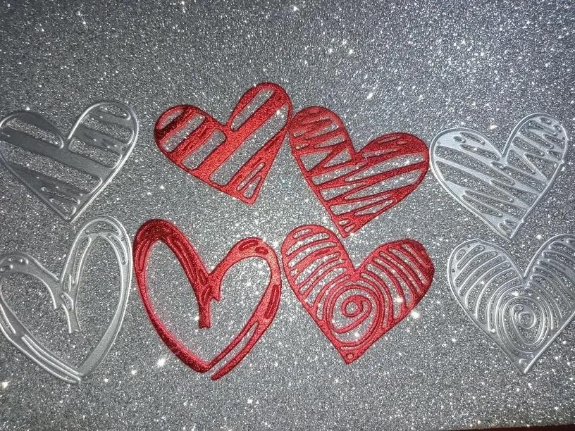 Lapoo Festivals Metal Cutting Die for Scrapbooking - Durable, Cut Stencils for DIY Scrapbook Photo Album Decorative Paper Card, Card Making Supplies, Embossing (3D Layered Heart-Shaped 3.5 x 3.3 in) - style: 3D Layered Heart-Shaped 3.5 x 3.3 in