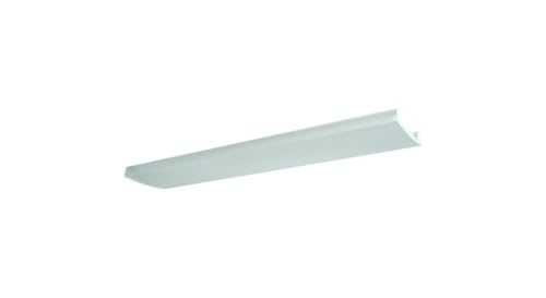 Lithonia Lighting 4 Foot Replacement Acrylic Diffuser Lens, Clear Prismatic Replacement Cover for 48-Inch LB Series Narrow Body Curved Wraparound Ceiling Light Fixture for Shop Lights