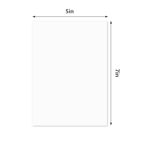 Egofine 14 Pack Mat Board, 5x7 Backing Board, Acid Free White Uncut Mat Board for Photos, Pictures, Frames, Artworks and Paints - color: White-5"x7" Pack of 14 Uncut Mat Board