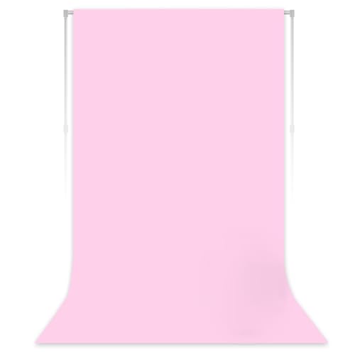 Pink Backdrop for Photoshoot Professional Photo Backdrop Background Curtain for Product Photography Portraits Wedding Party Live Streaming Video Recording 3X5 FT - color: Pink, size: 3X5 FT