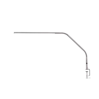 Daylight Company, LLC U35108 Slimline 3 Table Lamp-LED-80 CRI-Eye Care-4 Brightness Levels, 3,000 LUX at 30 cm, 1,065 LUMENS-4 Step DIMMER Mode, Brushed Steel, 25.6 x 30 x .8 - color: White, size: Table Lamp, style: Slimline 3