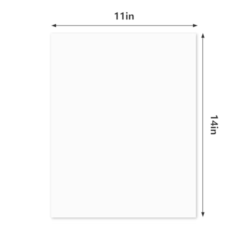 Egofine 14 Pack Mat Board, 11x14 Backing Board, Acid Free White Uncut Mat Board for Photos, Pictures, Frames, Artworks and Paints - color: White-11"x14" Pack of 14 Uncut Mat Board