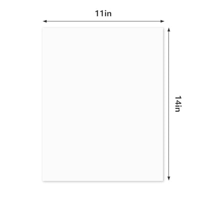 Egofine 14 Pack Mat Board, 11x14 Backing Board, Acid Free White Uncut Mat Board for Photos, Pictures, Frames, Artworks and Paints - color: White-11"x14" Pack of 14 Uncut Mat Board