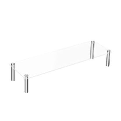 Acrylic Riser, Display Stand Clear Shelf for Cupcake Food Desserts Holder Cosmetic Products Tabletop Use and More (Small) - size: 1-Piece