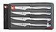 ZWILLING 4-pc Stainless Steel Serrated Steak Knife Set, made in Spain - color: Stainless Steel, size: 4 pc
