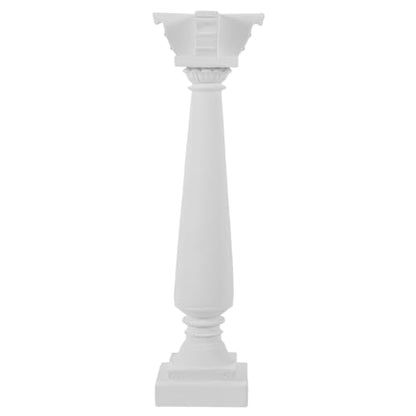 European Style Roman Column Decorative Pillar Statue, Mini Ornament for Home Desktop Decor, Wedding Photo Shoot Photography Prop - size: 24.50X7.00X5.80CM