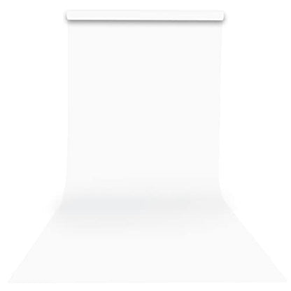 Seamless Photography Photo Backdrop Background Paper for Photoshoot, Arctic White, 53''x16.5' - color: Arctic White, size: 53"x16'