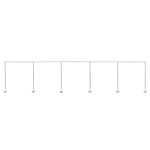 Background Stand Kit, 10 x 50 FT Professional Backdrop Stand, Adjustable Pipe and Drape Backdrop Stand Kit, Heavy Duty Background Support System for Wedding Party Event Photography