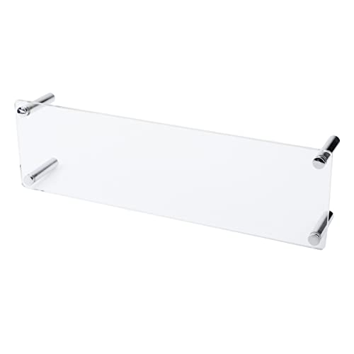 MY MIRONEY 2PCS Acrylic Display Stands Clear Display Shelf Cupcake Display Riser Makeup Holder for Decoration and Organizer(11.81" x 3.54" x 1.97") - size: 11.81" x 3.54" x 1.97"