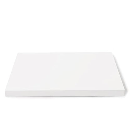 Oirlv Solid Wood Minimalism Style Jewelry Display Stand Showcase Jewelry Organizer Square Holder White Display Stand Riser (SM05206) - color: SM05206
