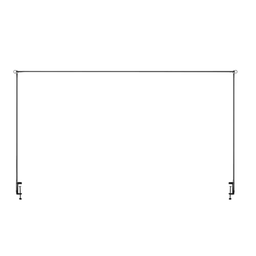 Table Arch Stand - Adjustable Rod | Over Table Display Rack With Clamps, Dining Background Holder For Weddings Events Catering Parties Halloween Picnics Dessert Decor Setup Easy Assembly - color: Black