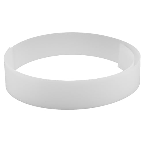 Uonlytech Soft Light LED Diffuser Sheet for Strip Lights, Flexible Acrylic Lamp Lens for Signage, Ceiling Fixture Replacement Shade, Lightbox, Spotlights 1220x40mm
