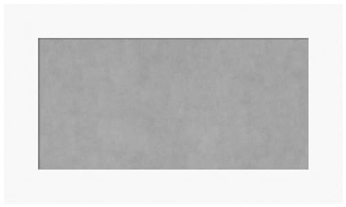 Amanti Art White Framed Magnetic Board 17x29 Small Vision Board for use with Magnets, 100% Metal Sheet to Display Items as Office Decor or for Home Organization in mudroom, Kitchen or Kids Room - color: Basic White, size: 29"W x 17"H