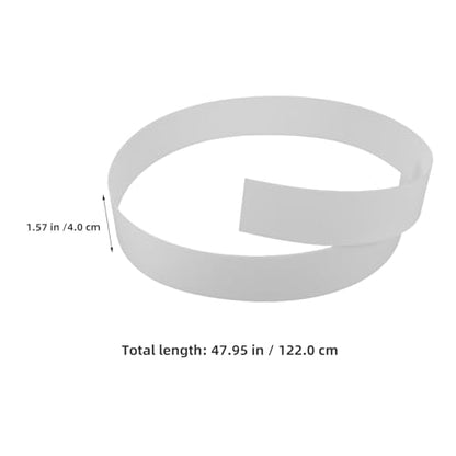 Uonlytech Soft Light LED Diffuser Sheet for Strip Lights, Flexible Acrylic Lamp Lens for Signage, Ceiling Fixture Replacement Shade, Lightbox, Spotlights 1220x40mm