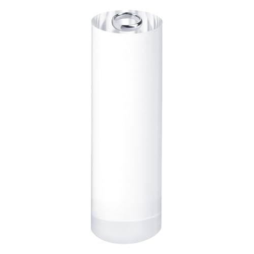 uxcell Acrylic Cylinder Display Blocks, 30 x 100 mm/1.2" x 3.9" Clear Jewelry Display Base Polished Cube Riser Stand Display Holder Base for Ring Jewelry Cosmetics Crafts - size: 30 x 100mm
