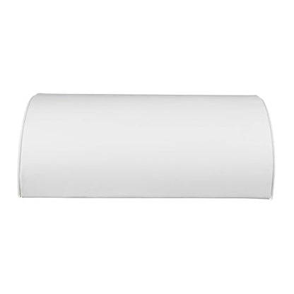 SSWBasics Half Moon White Faux Leather Bracelet Holder - Elegant Bracelet Holder Display - Premium Bracelet Display Stand, 8 1/4"L x 5"W x 2 1/2"H