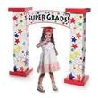 Super Grad Stars Arch Kit, 5 feet high, Easy Assembly, Durable Design, Where Every Graduate Shines Bright - color: Super Grad
