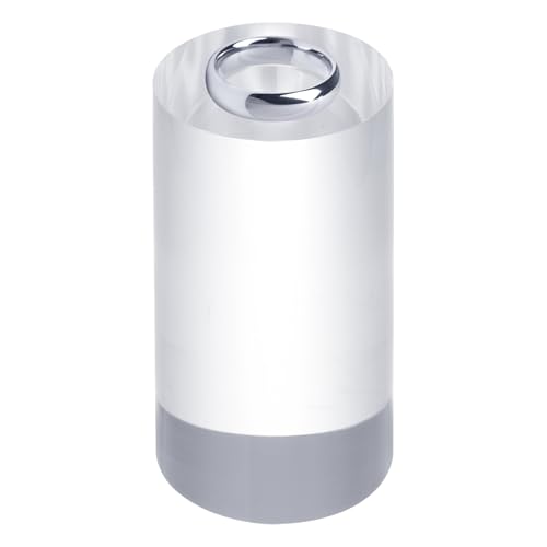 uxcell Acrylic Cylinder Display Blocks, 50 x 100 mm/2" x 3.9" Clear Jewelry Display Base Polished Cube Riser Stand Display Holder Base for Ring Jewelry Cosmetics Bracelet - size: 50 x 100mm