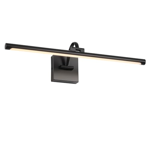 DESOOP Black Picture Lights for Wall Hardwired LED Picture Lighting Dimmable Gallery Light Art Light for Wall Portrait Artwork 23.62 inch 14W Warm White - color: Hard-Wired Black, size: Dimmable 23.62inch