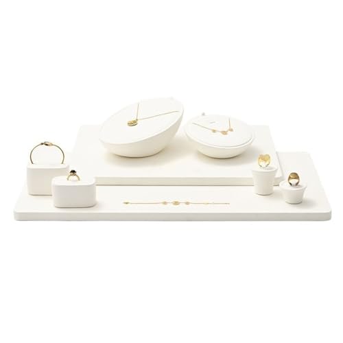 Jewelry Towers 8 Pieces of Jewelry Display Props Light Luxury Necklace Ring Bracelet Display Counter Jewelry Display Stand Jewellery Stand Display
