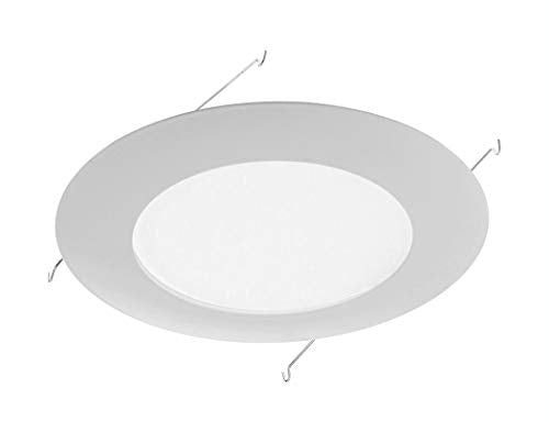 NICOR Lighting 6 inch White Recessed Shower Trim with Albalite Lens (17505) - color: White, size: 6 Inch (Albalite Lens)