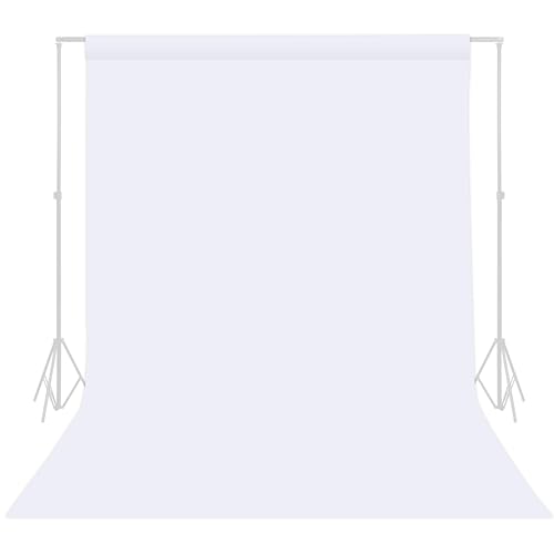 TRLYC White Photography Backdrop - 5 x 7 FT White Backdrops for Photoshoot Background Screen for Photo Backdrop Video Photography Studio Photo Backgrounds Background Screen Parties - color: White, size: 5x7FT