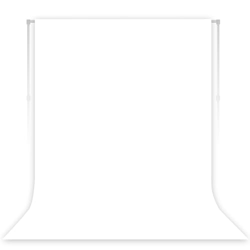 White Backdrop for Photoshoot, Professional Photo Backdrop Background Curtain for Product Photography, Portraits, Wedding, Party, Live Streaming Video Recording 5X7 FT - color: White, size: 5X7 FT