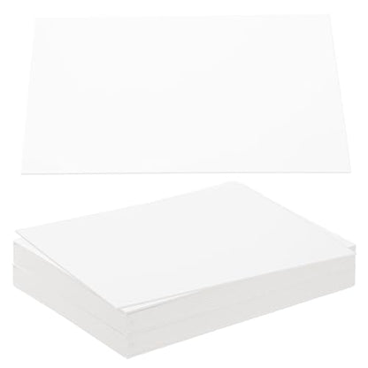 PATIKIL 7x5x0.06" Chipboard Sheets, 20Pcs 60PT Thick Book Board Binders Board Sturdy Bookbinding Supplies for Book Binding Cover, White - color: White, size: 7x5x0.06"