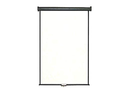 Retractable White Photo ID Backdrop for Passport Photos (Wall/Ceiling) - size: 30-11/16" W x 52" H