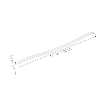 Ciieeo LED Light Diffuser Panel: Bendable Diffusion Sheet 48x3.14" for Strip Lights Home Office and Party Lighting Decoration - LED Lighting Fixtures - size: 122.00X8.00X0.10CM