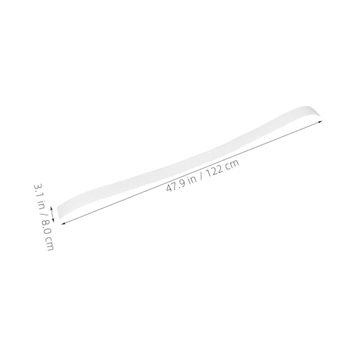 Ciieeo LED Light Diffuser Panel: Bendable Diffusion Sheet 48x3.14" for Strip Lights Home Office and Party Lighting Decoration - LED Lighting Fixtures - size: 122.00X8.00X0.10CM