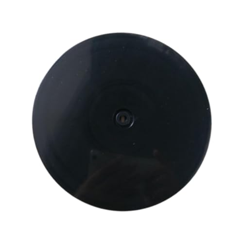 360 Degree Rotating Display Stand for Photos and Props with Acrylic Base for Various Settings, Black - color: Black