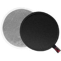 Photoflex Litedisc, 12" Circular Collapsable Disc Reflector, Black / Silver