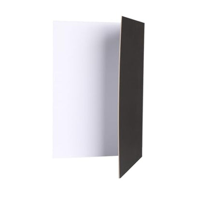 Mikinona Foldable Reflective Photography Board for Tabletop Studio Use, Thickened Black White Photo Background Reflector Panel for Indoor and Outdoor Shooting