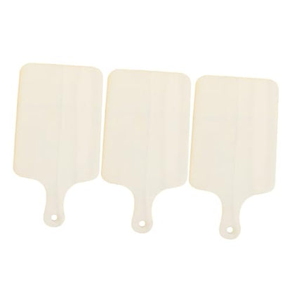 3Pcs Wooden Pizza Tray Mini Cake Dessert Serving Board for Fruit Presentation Photography Props DIY Ready for with Smooth Edges and Natural Finish