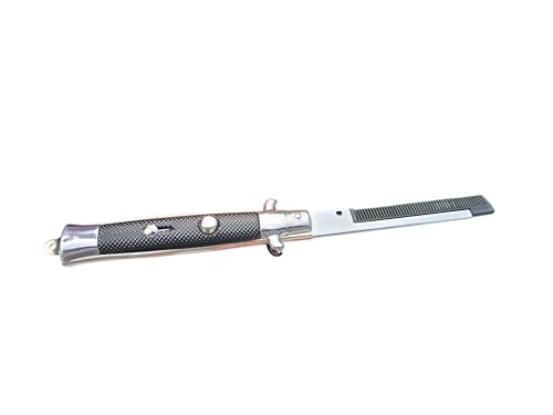 Zugar Land Switch Blade Comb, 9 Inch Display Box, 3 Inch Switchblade Hair Comb (Standard, 2, Count)