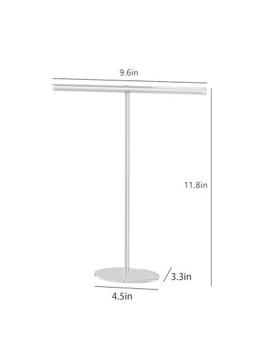 Acrylic Jewelry Necklace Organizer Holder for Women, Bracelet Display Stand for Vendors, Clear Storage Hanger for Small Necklace, Jewelry Hanging Tree Stand for Selling (1 Tier) - style: 1 Tier