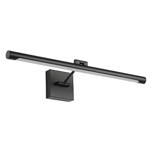 Joosenhouse LED Picture Light Modern Black Art Display Light Artwork Display Light for Paintings 14W (70W Eqv) Hardwired Connection 3000K 24.4 inches - color: Black, size: Non-Dimmable 24.4" Long