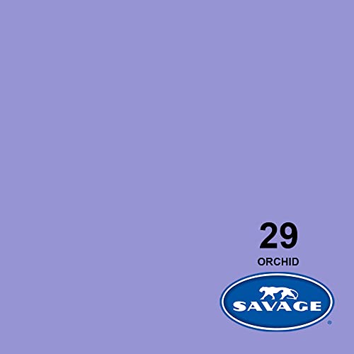Savage Seamless Paper Photography Backdrop - Color #29 Orchid, Size 26 Inches Wide x 36 Feet Long, Backdrop for Tabletop Product Photography and Crafting - Made in USA - color: Orchid, size: 26 in x 36 ft