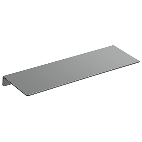 Danpoo Metal Wall Shelf, Small Floating Shelf Bathroom Wall Shelf, 16" Display Shelves for Wall Storage, Grey - color: Grey, size: 16 IN