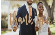 Thank You Sign for Backdrop,Rustic Wedding Sign,Engagement Photo Thank You,Wedding Sign Prop,Teacher Appreciation Thanksgiving Supplies