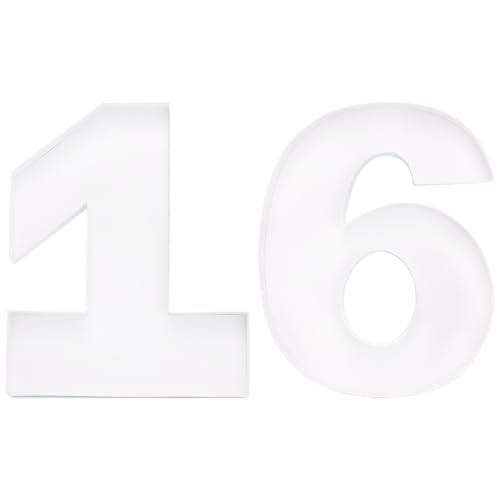 Charcuterie Cardboard Number Fillable Shaped Treat Decorative Box Anniversary Birthday Table Centerpiece (16 Style, 15inch) - size: 15inch, style: 16 Style