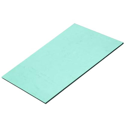 MECCANIXITY Stained Glass Sheet Mosaic Tile 7.9 Inch x 5.9 Inch Lake Blue Stained Glass Sheets for Crafts DIY Art Project - color: Lake Blue