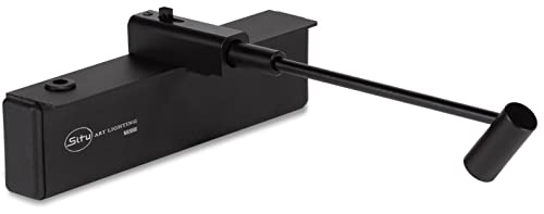 Situ Lighting: Cordless and Rechargeable LED Art and Picture Light - Rechargeable Micro Series - 3000K - USA Made - color: Black, size: Short 8" (Artwork up to 18"W x 24"T)