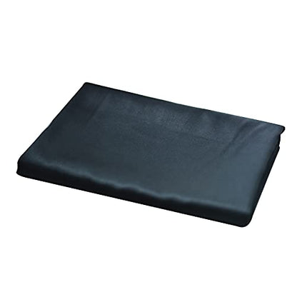 YOOCHEESE Flat Lay Silk Backdrops for Photography: Satin Silk Fabric for Cosmetics Jewelry & Small Product Photo Shooting Background(75X100cm/2.5X3.3ft, Black) - color: Black