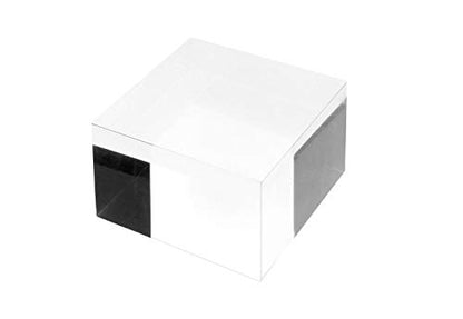Clear Polished Acrylic Cube Display Block Jewelry Stand Ring Showcase Holder (2" x 4" x 4") - size: 2" x 4" x 4"
